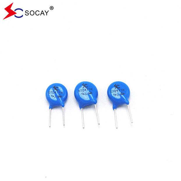07D Series MOV Metal Oxide Varistor 07D820K / 07D820KJ Ф7mm 82V Voltage 1200A 0